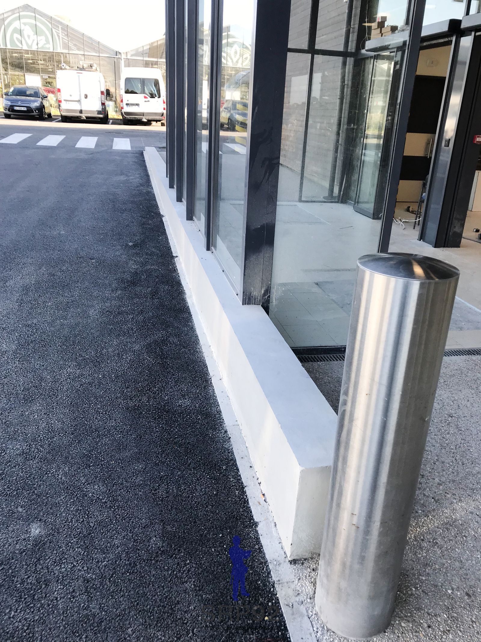 Détail de chantier en finition