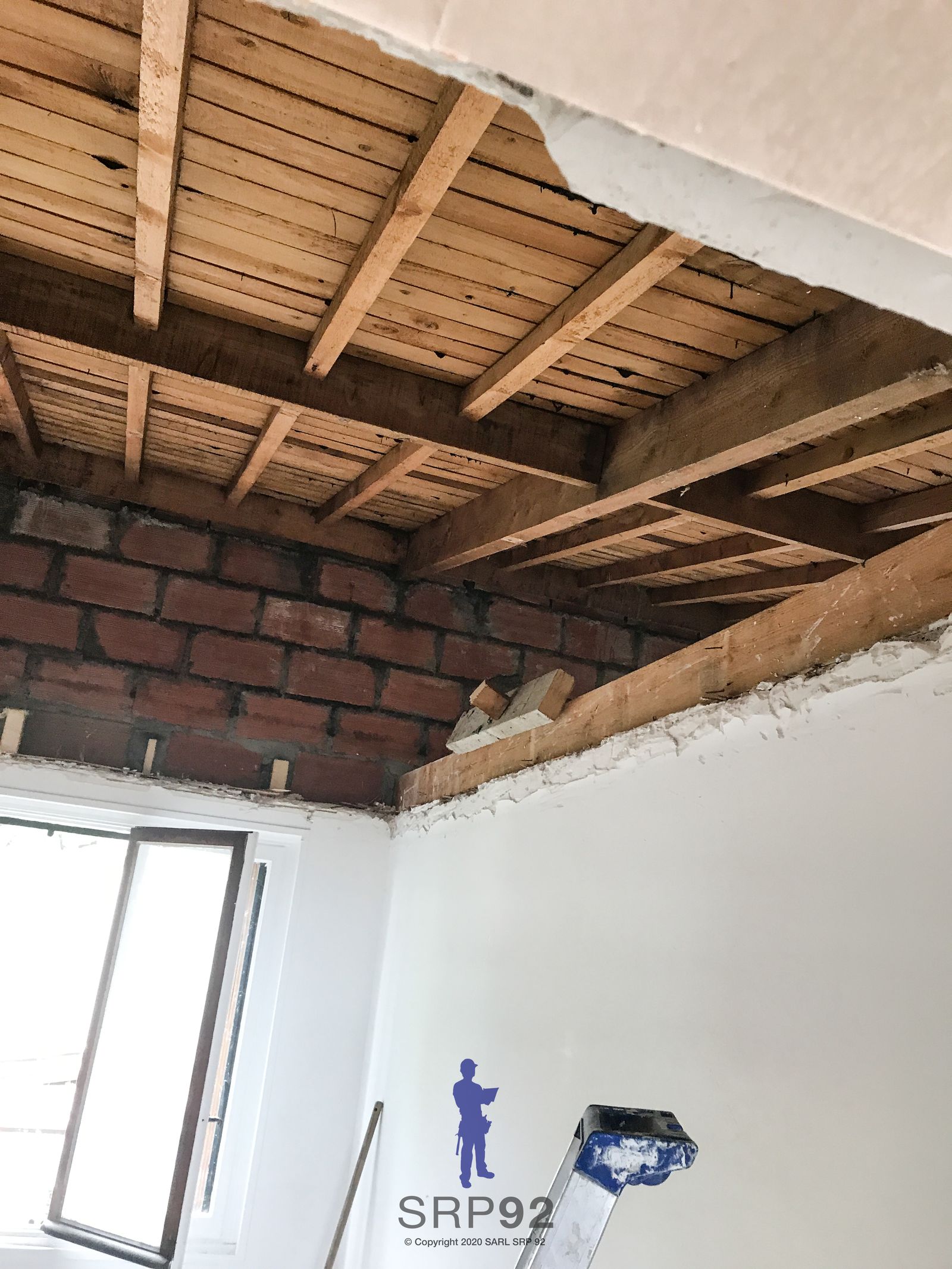 Chantier de rénovation en cours