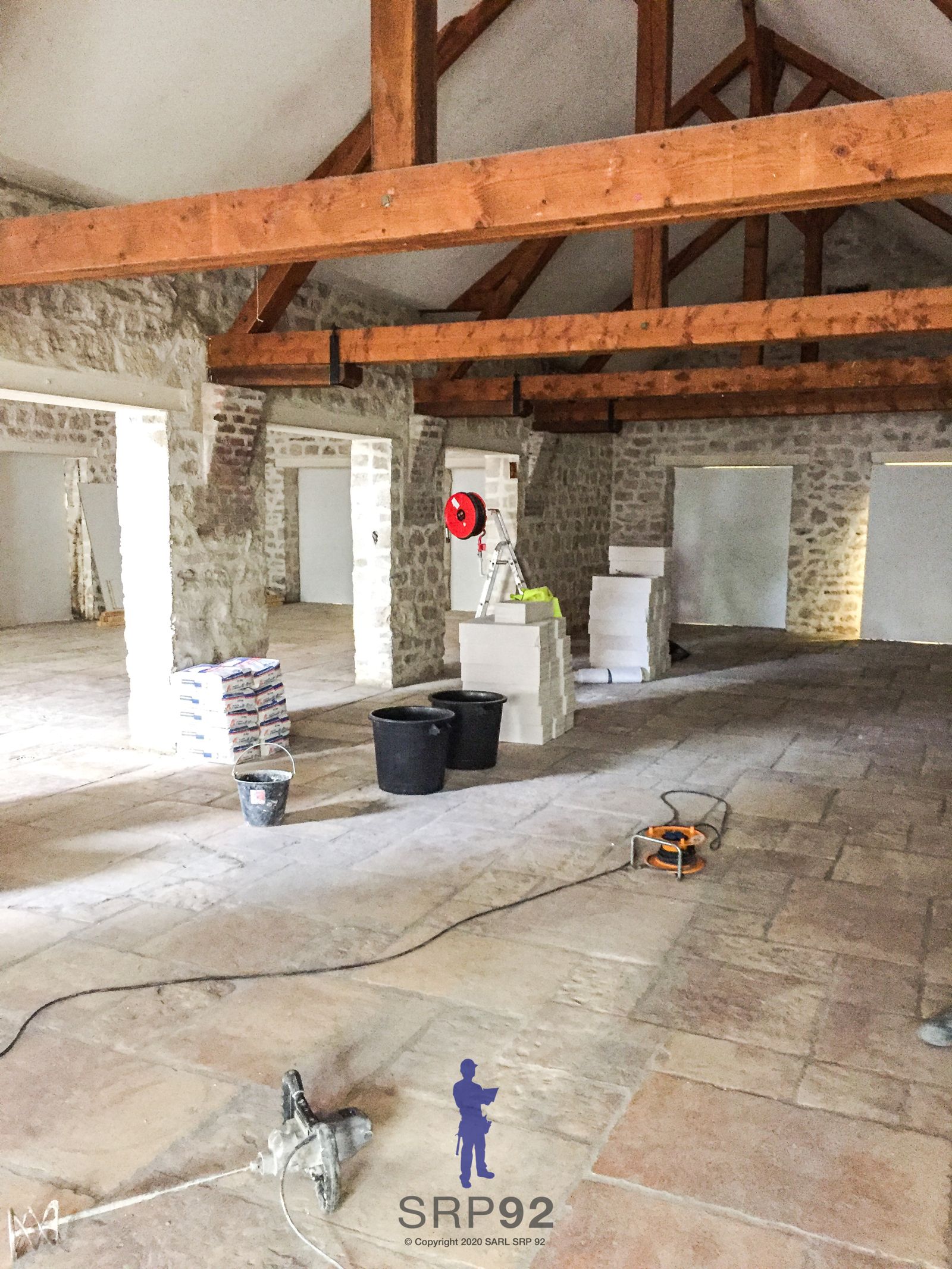 Travaux de maçonnerie terminés