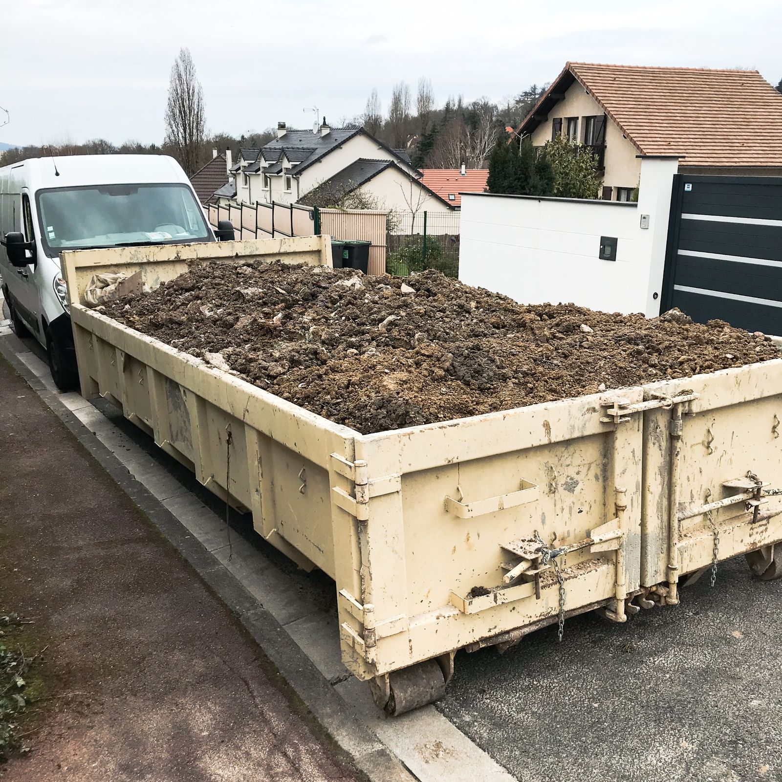 Gestion des déchets de chantier — chantier réalisé par SRP 92